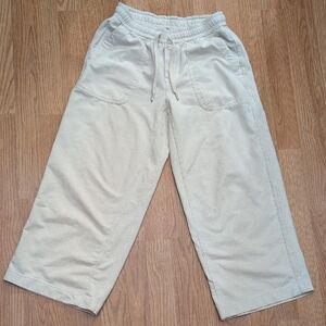 Athleta Cream Joggers
